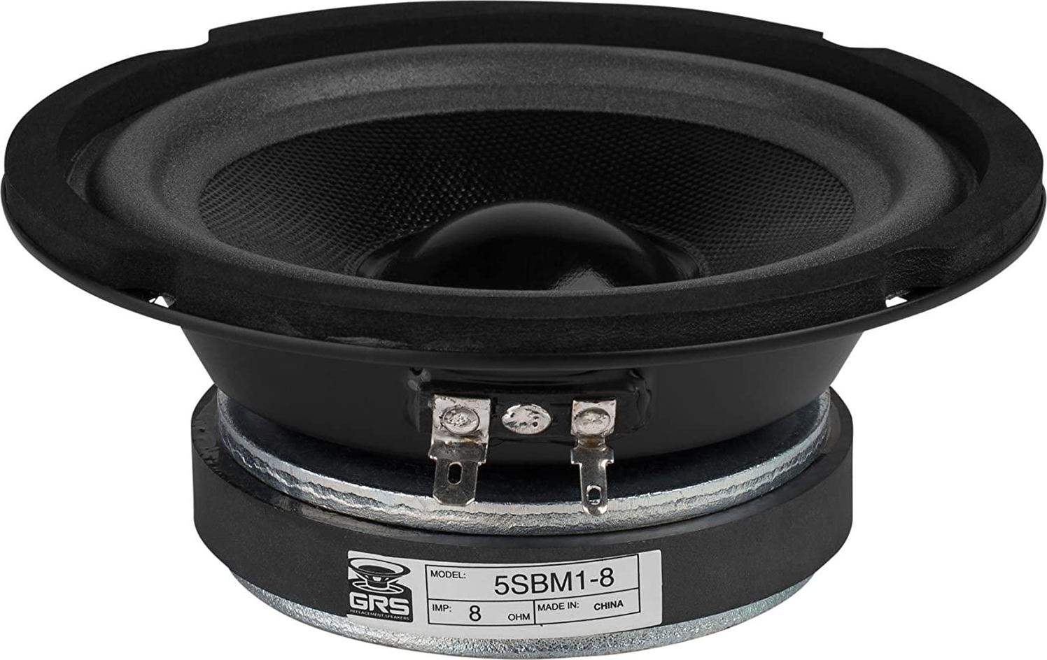 GRS, GRS 5SBM1-8 5-1/4 Sealed Back Midrange with 1 Voice Coil 8 Ohm