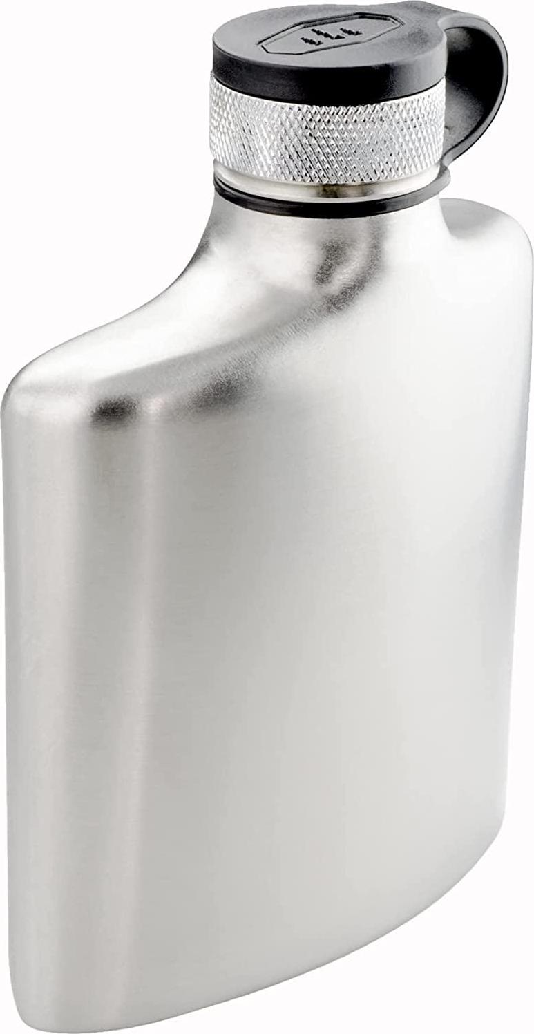 GSI Outdoors, GSI Outdoors 66106 Hip Flask Brushed Stainless Steel