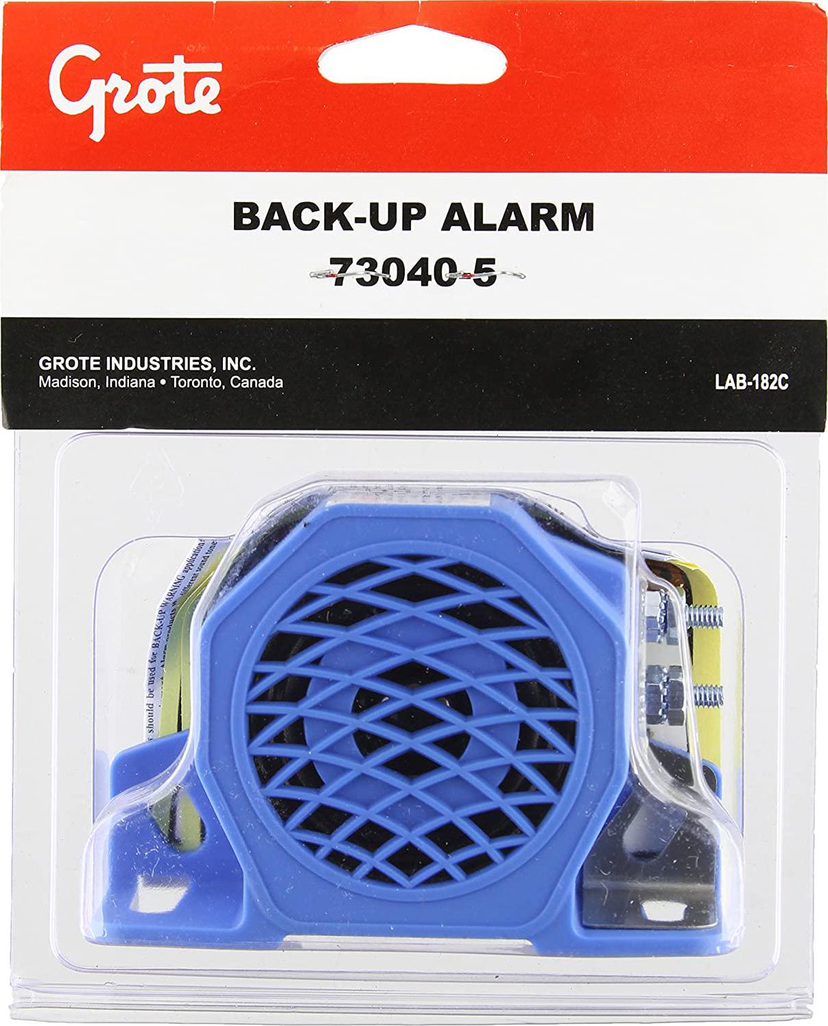 Grote, Grote 73040-5 Medium/Low Noise Surround Backup Alarm with Wire Studs (97 Decibels)