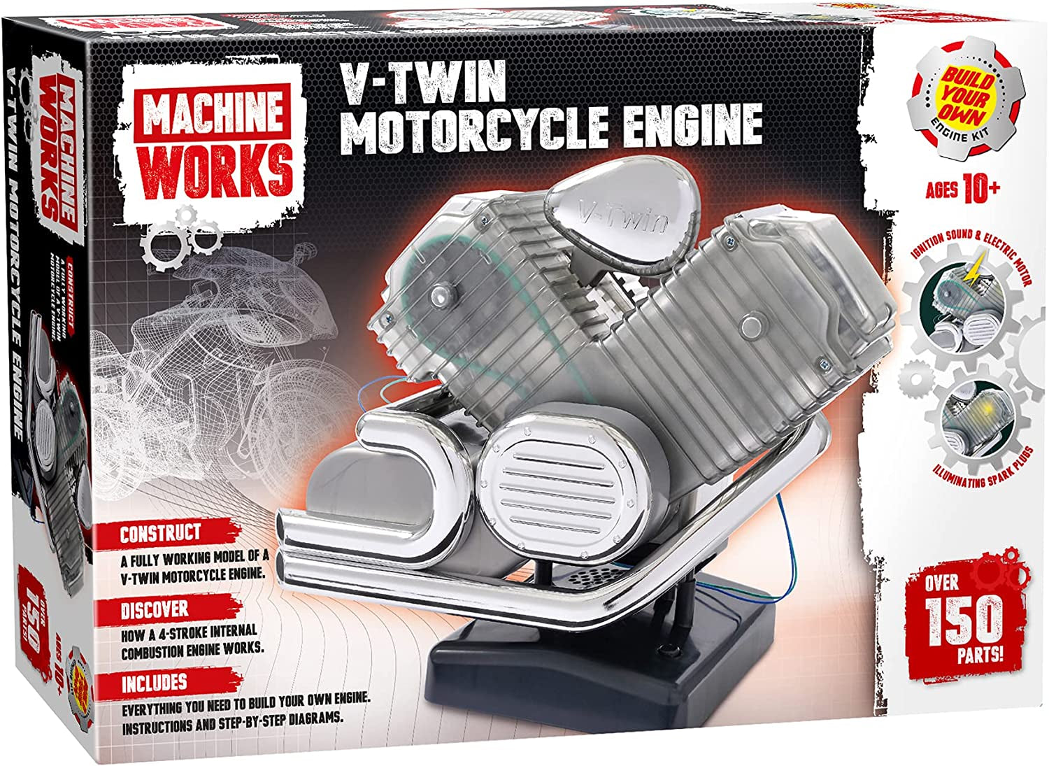 Haynes, Haynes MWHV2 V-Twin Motorcycle Engine Model, Multi