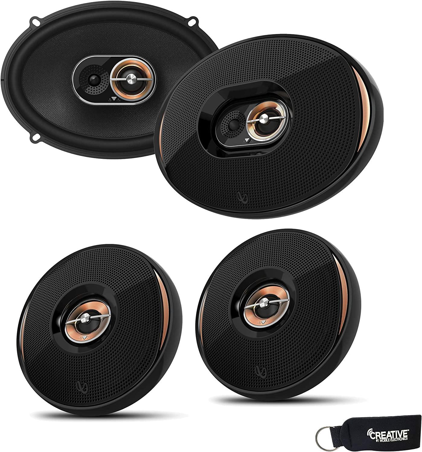 Infinity, Infinity KAPPA-62IX 6.5 Coaxial Speakers + Infinity KAPPA-93IX 6x9 Coaxial Speakers