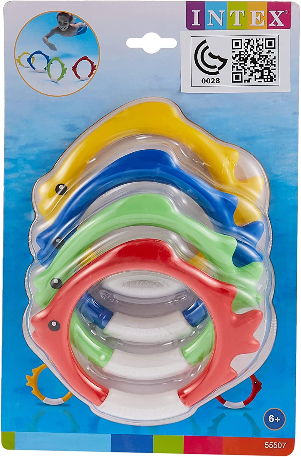 INTEX, Intex 55507 Underwater Fish Rings Underwater Fish Rings