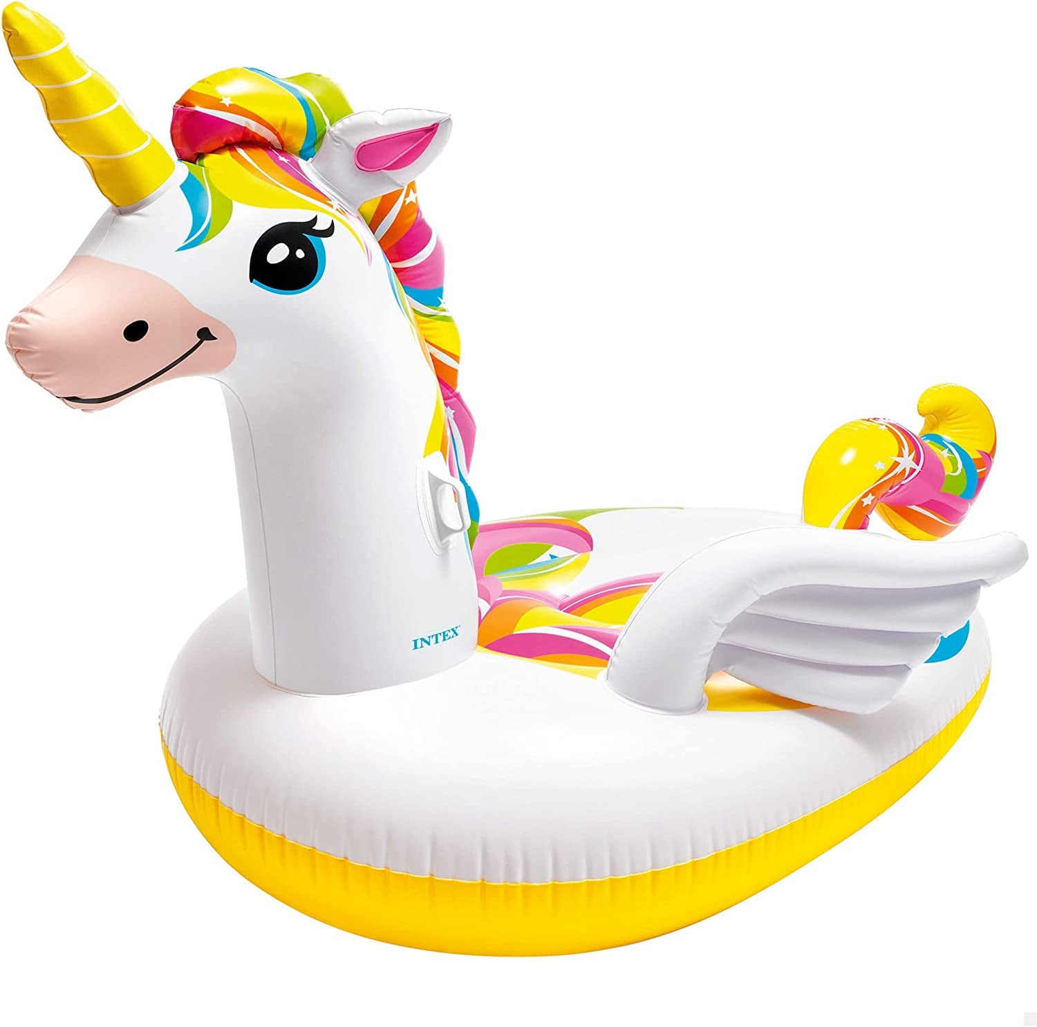 INTEX, Intex Mega Unicorn Island, White / Rainbow, 4.Mediano