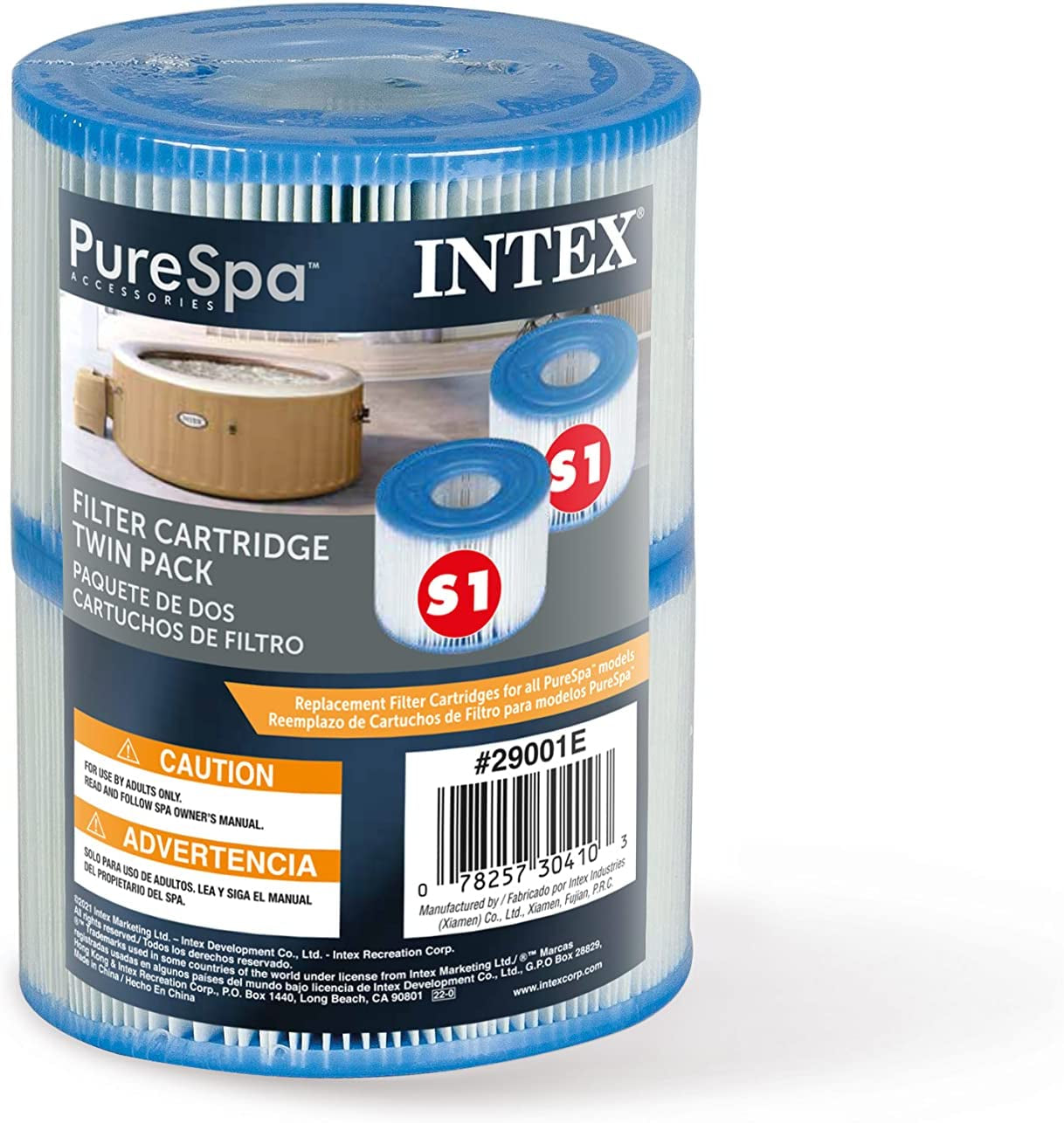 INTEX, Intex Type S1 Filter Cartridge for Purespa, Twin Pack