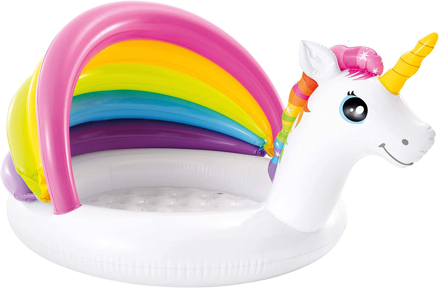 INTEX, Intex Unicorn Baby Pool, Green, Pink, Yellow